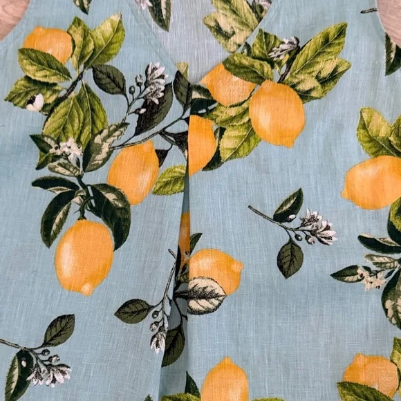 Linen J.Jill lemon 🍋 Dress S - Picture 10 of 12